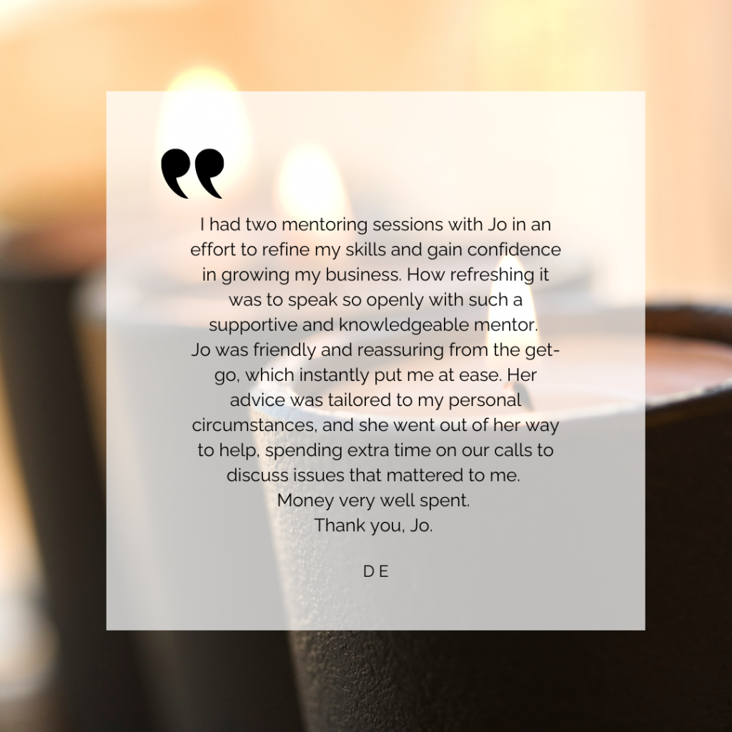 Mentoring testimonial